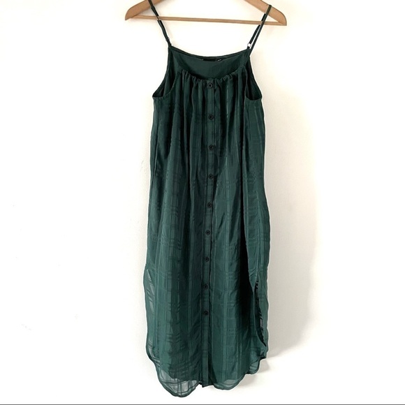 Onia Flora Checked Voile Cover Up Beach Dress XS - Picture 3 of 8